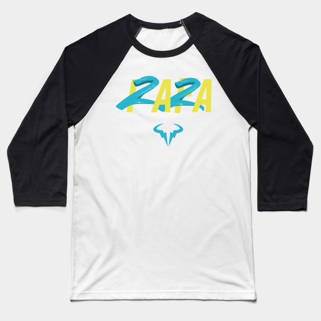 rafa 22 Baseball T-Shirt by TheAwesome